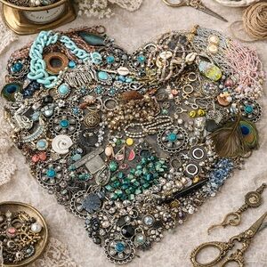 Large Mixed Jewelry Lot Vintage, Boho, Fashion Pieces
